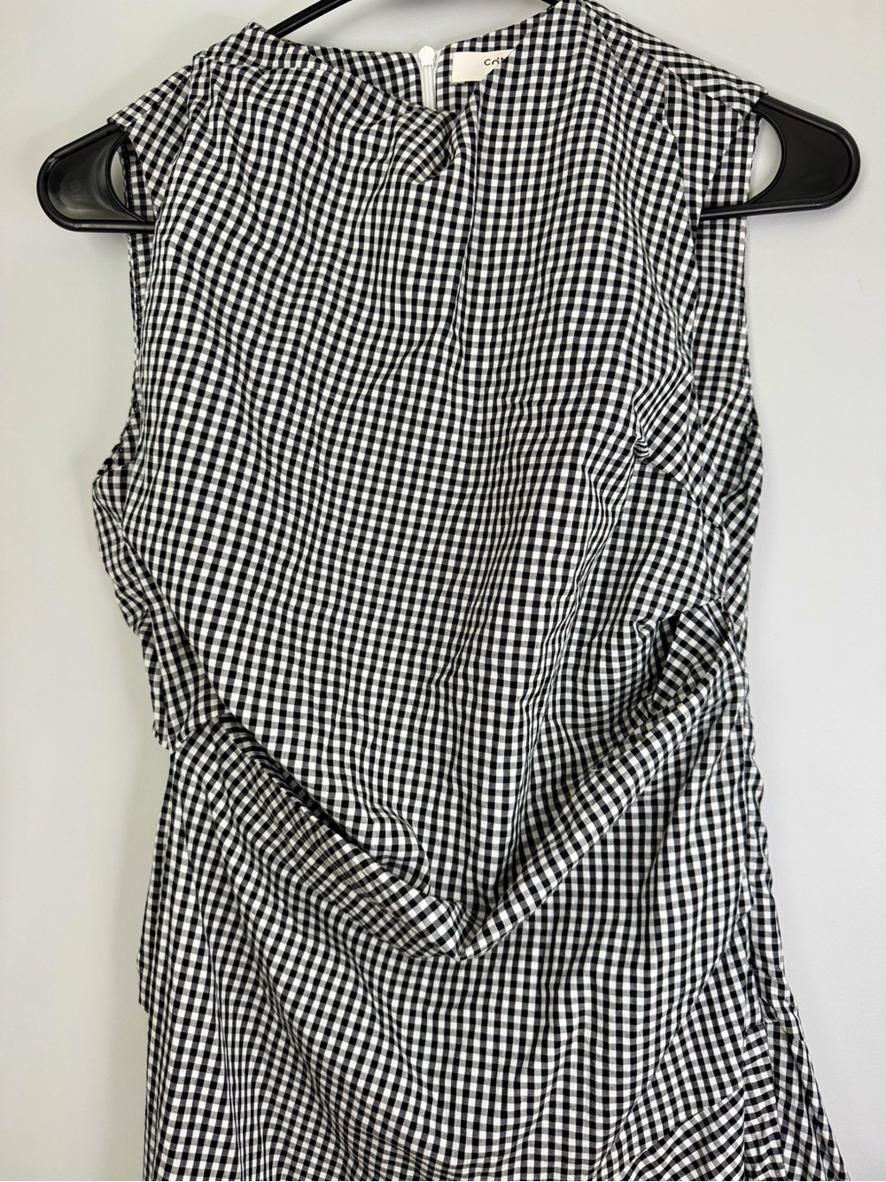 Commense Black & White Gingham Midi Dress - Picture 5 of 6